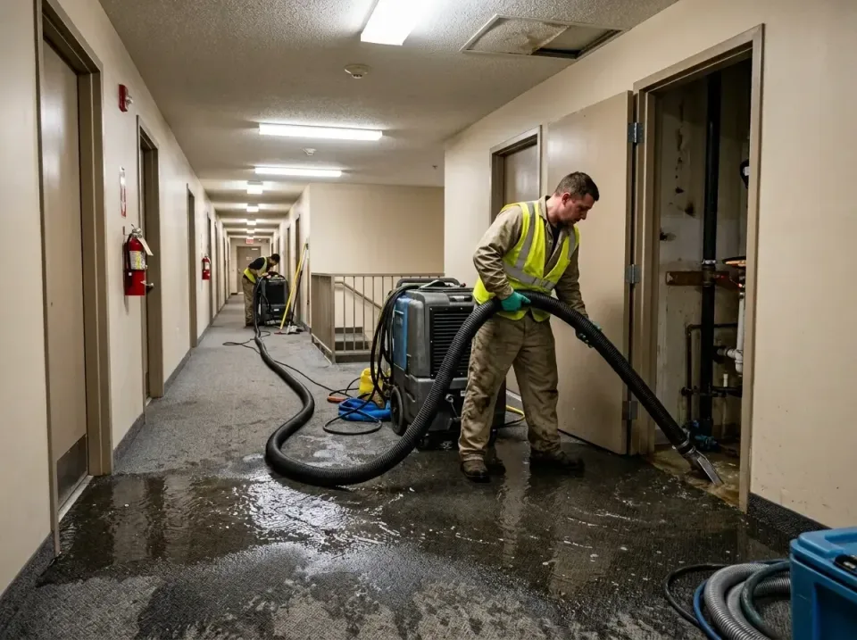 multi-unit-apartment-hallway-f-005 — frequently asked questions, Emergency Burst Pipe Water Extraction & Removal in Buckingh…